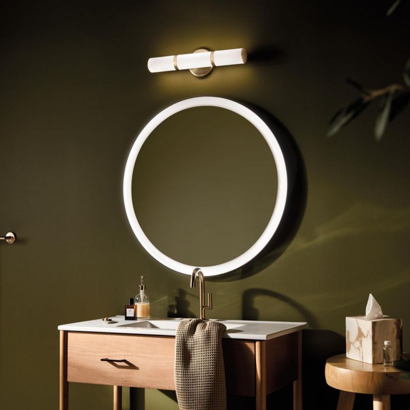 Luz de barra para baño Kichler 46 cm Bronce Champagne LED