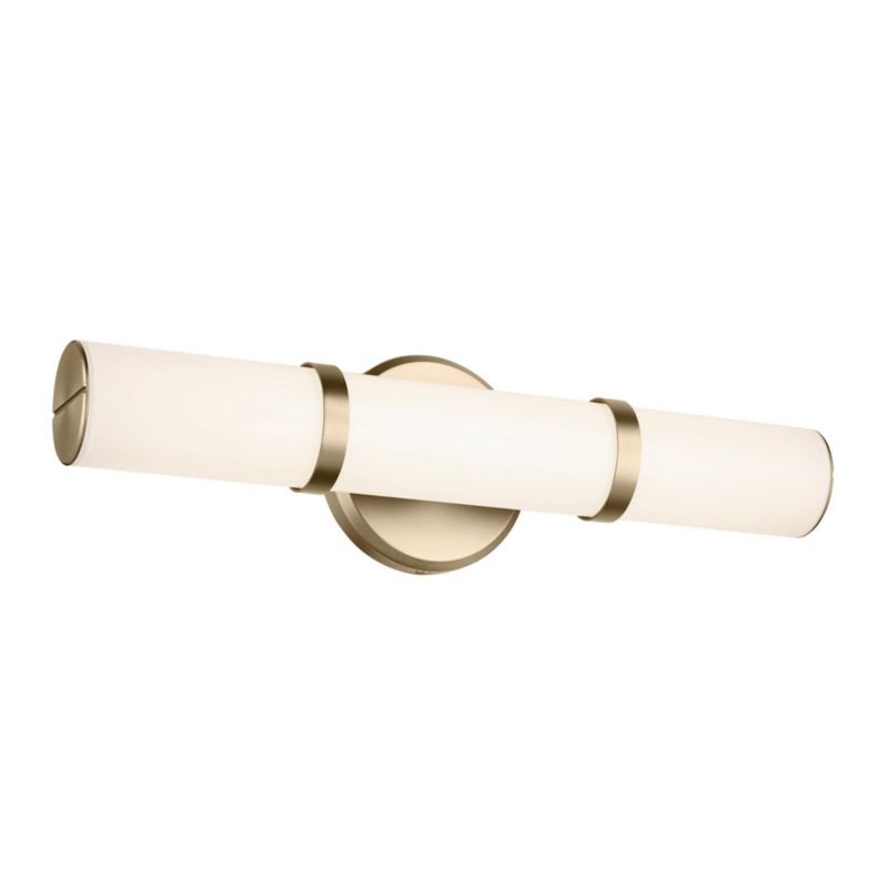 Luz de barra para baño Kichler 46 cm Bronce Champagne LED