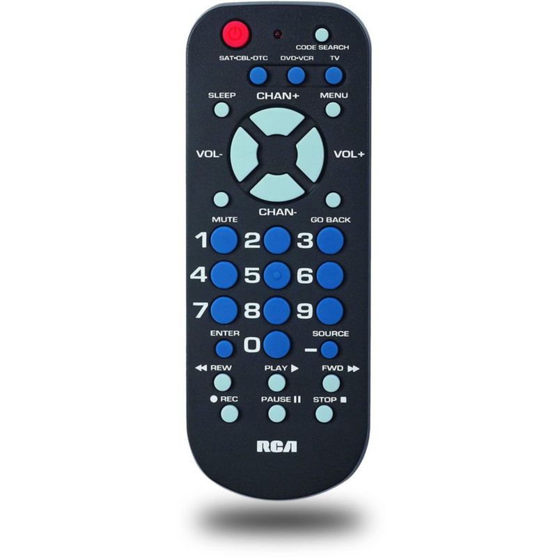 Mando a distancia universal RCA RCR503BE para 3 dispositivos