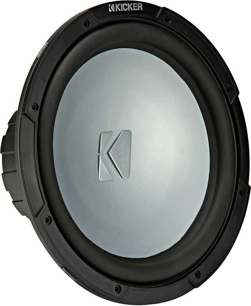Subwoofer KICKER KM12 de 12" resistente a la intemperie 4 ohmios