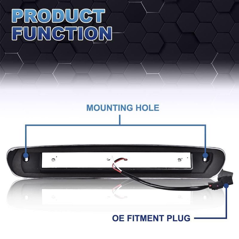 Luz de freno LED de tercera posición PIT66 para Silverado/Sierra/H3T