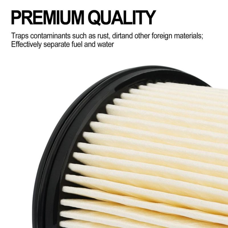 Filtro de combustible RARAYC TP1015 Pack de 2 para Chevrolet Silverado y GMC