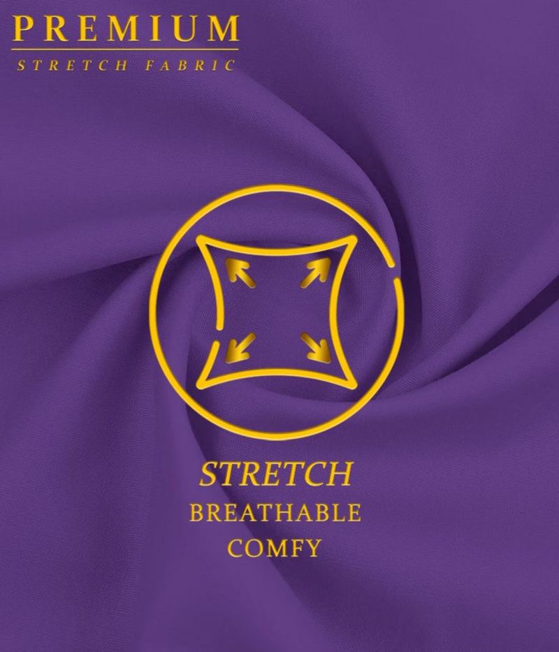 Pantalones Hybrid & Company de Pierna Recta Púrpura XXL