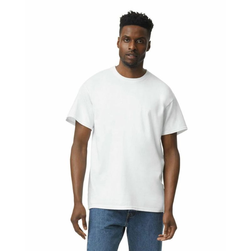 Camiseta Gildan G5000 Blanca Talla Grande – Pack de 72