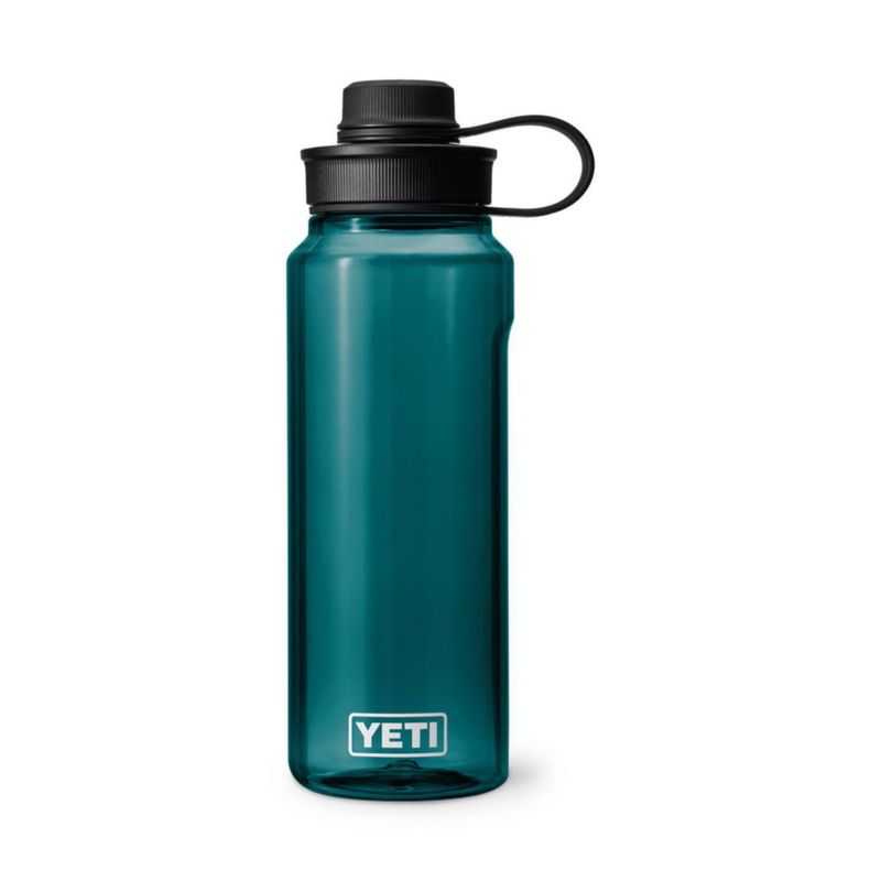 Botella de agua Yeti Yonder 1 litro 1000 ml color agave verde azulado con tapa de amarre