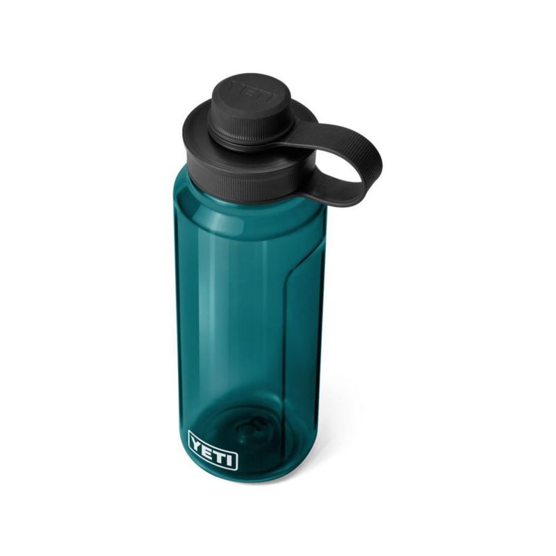 Botella de agua Yeti Yonder 1 litro 1000 ml color agave verde azulado con tapa de amarre