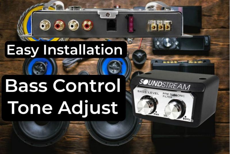 Procesador de Bajo para Audio de Auto Soundstream BX-15 con Control Remoto