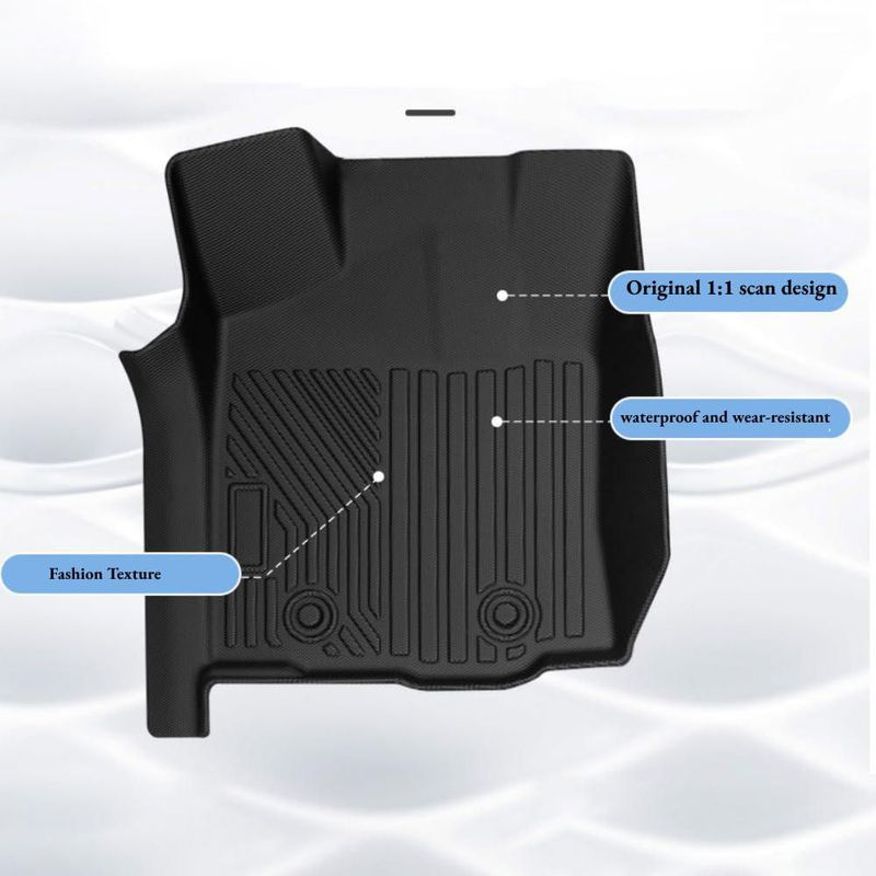 Alfombrillas de coche FemboMAX para Toyota Tacoma 2016-2023 Cabina Doble