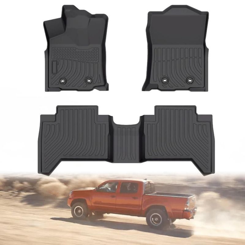 Alfombrillas de coche FemboMAX para Toyota Tacoma 2016-2023 Cabina Doble