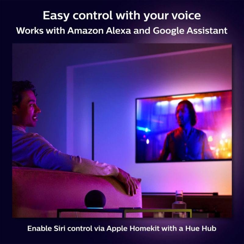 Lámpara de mesa Philips Hue Gradient Signe White con Alexa y Google
