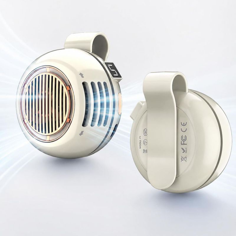 Ventilador de Clip Medilume 82 g Recargable USB‑C Beige