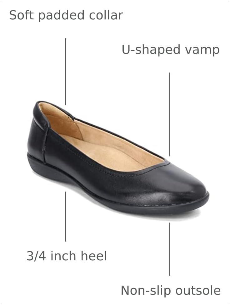 Bailarinas Naturalizer 8.5 US Cuero Negro