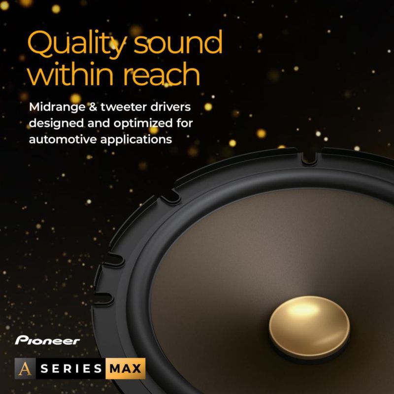 Altavoces para coche Pioneer A-Series MAX TS-A683FH de 6 x 8 pulgadas