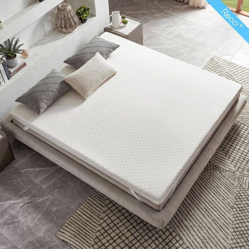 Topper de colchón RECCI 76 cm de espuma viscoelástica King