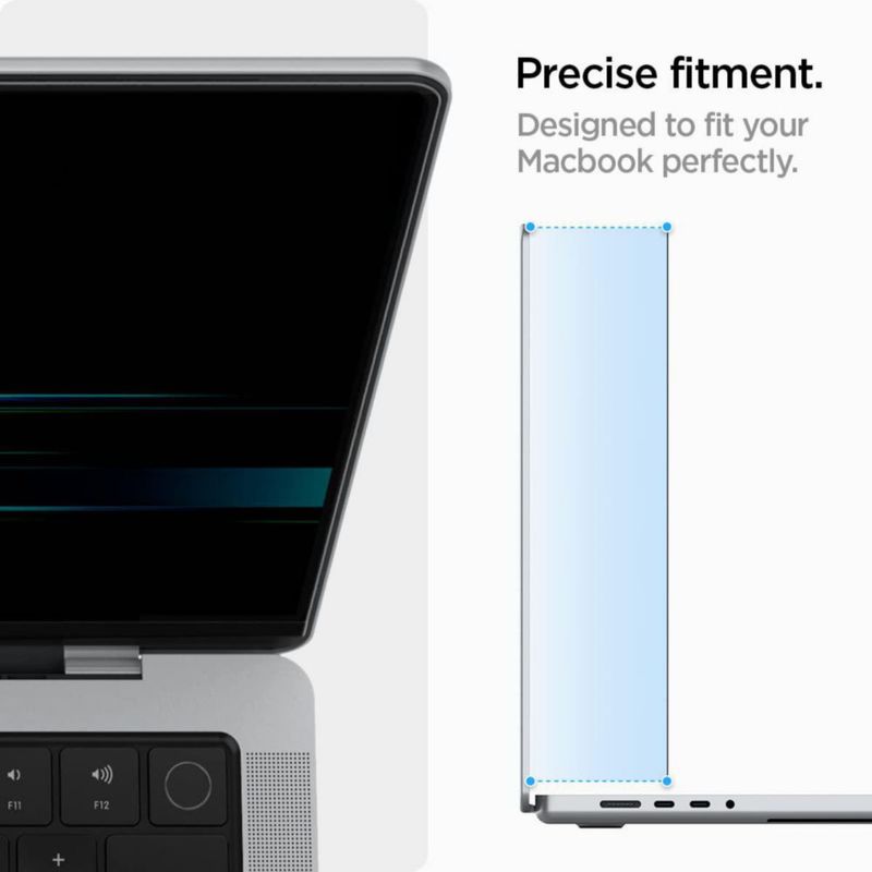 Protector de pantalla Spigen para MacBook Pro 14" con privacidad