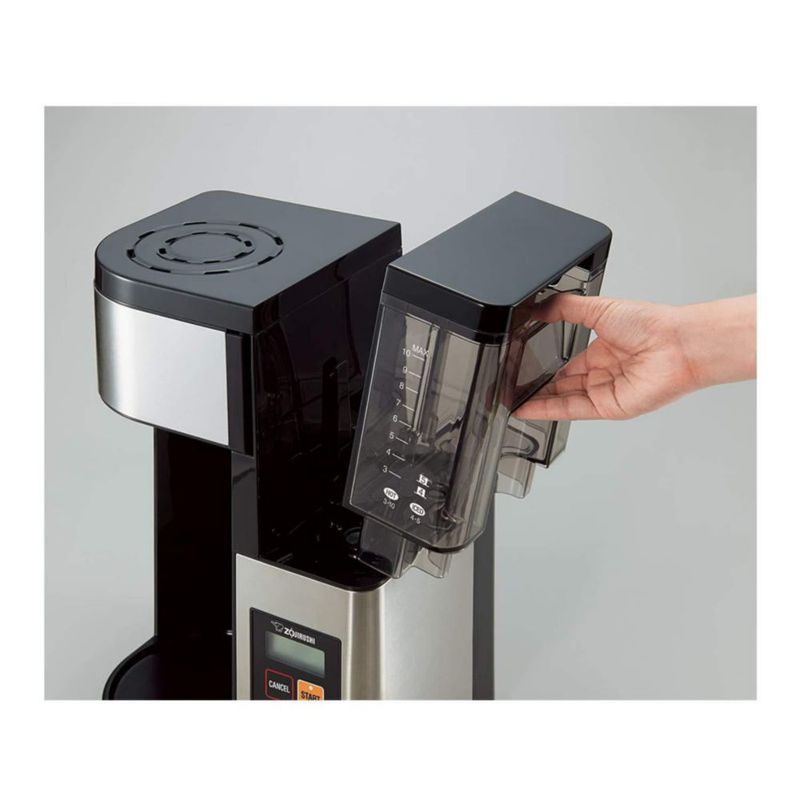 Cafetera Zojirushi EC-YTC100XB de acero inoxidable para 10 tazas
