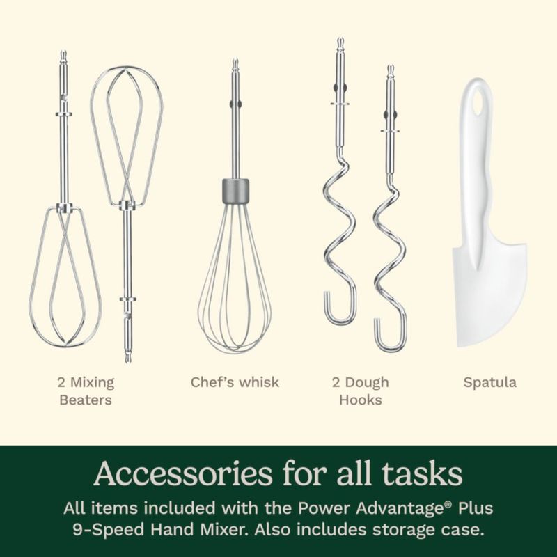 Batidora de mano Cuisinart HM-90BCS Power Advantage Plus de 9 velocidades