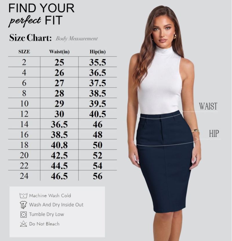 Falda Lexi SKS44876 Navy 10 de denim hiper stretch
