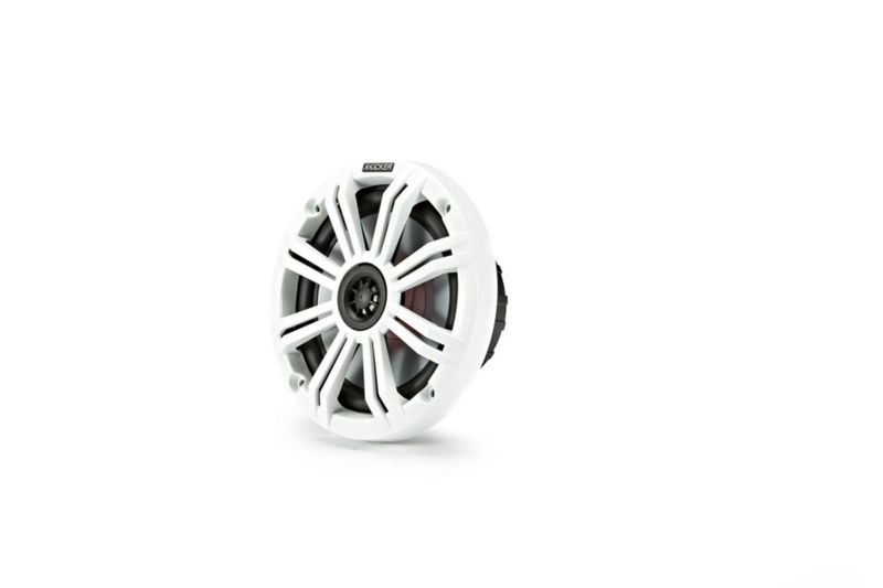 Altavoces coaxiales marinos KICKER KM65 de 6.5 pulgadas con tweeters de 3/4 pulgadas