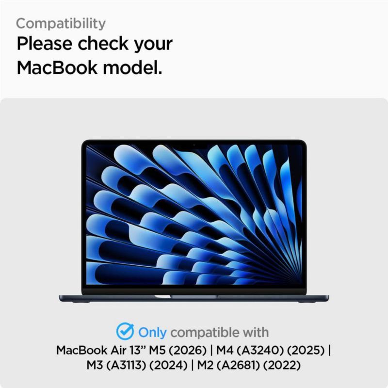Protector de pantalla Spigen para MacBook Air 13" M2‑M5