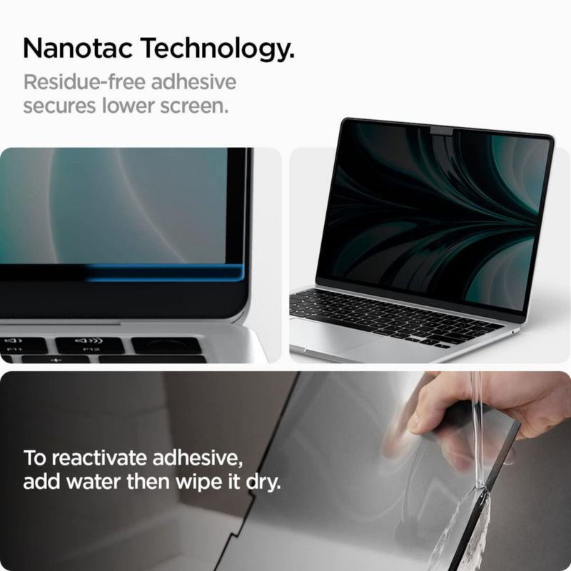 Protector de pantalla Spigen para MacBook Air 13" M2‑M5