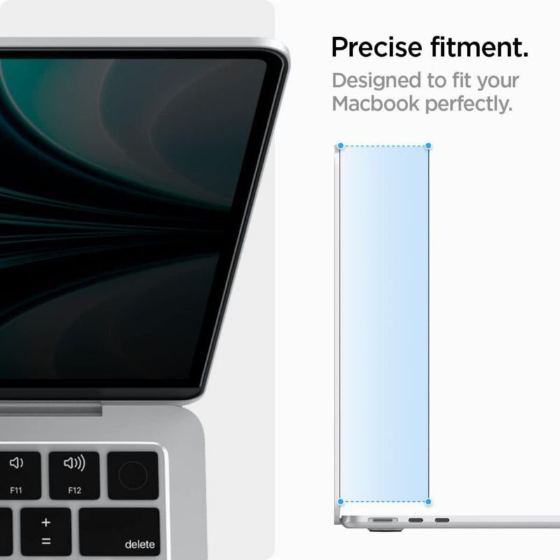 Protector de pantalla Spigen para MacBook Air 13" M2‑M5
