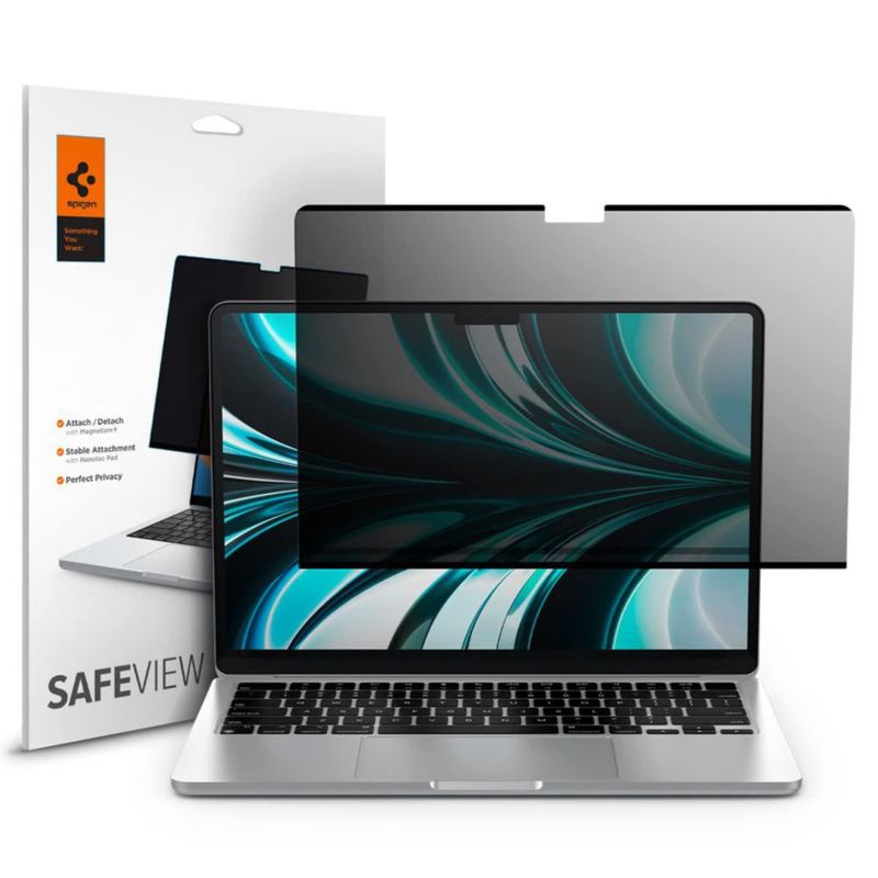 Protector de pantalla Spigen para MacBook Air 13" M2‑M5