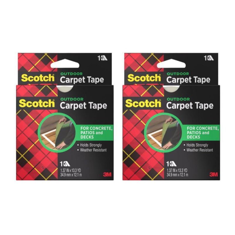 Cinta para Alfombras Scotch 33 cm × 12 m (2 unidades)