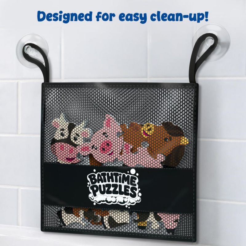 Juguete de baño Skillmatics: rompecabezas de espuma con animales de granja