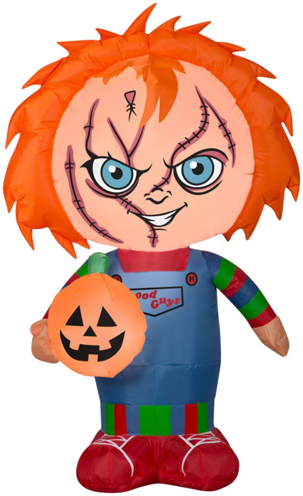 Inflable Gemmy 91 cm Chucky con luces LED para Halloween
