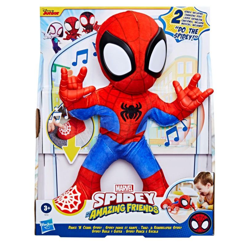 Peluche SAF Dance N Crawl Spidey con sonidos y frases