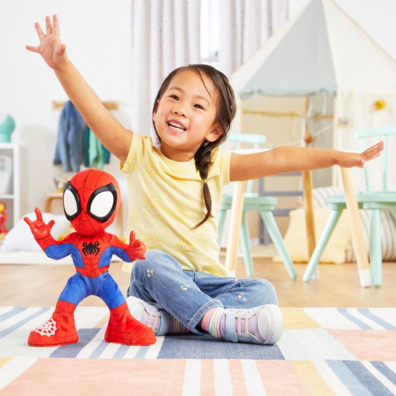 Peluche SAF Dance N Crawl Spidey con sonidos y frases