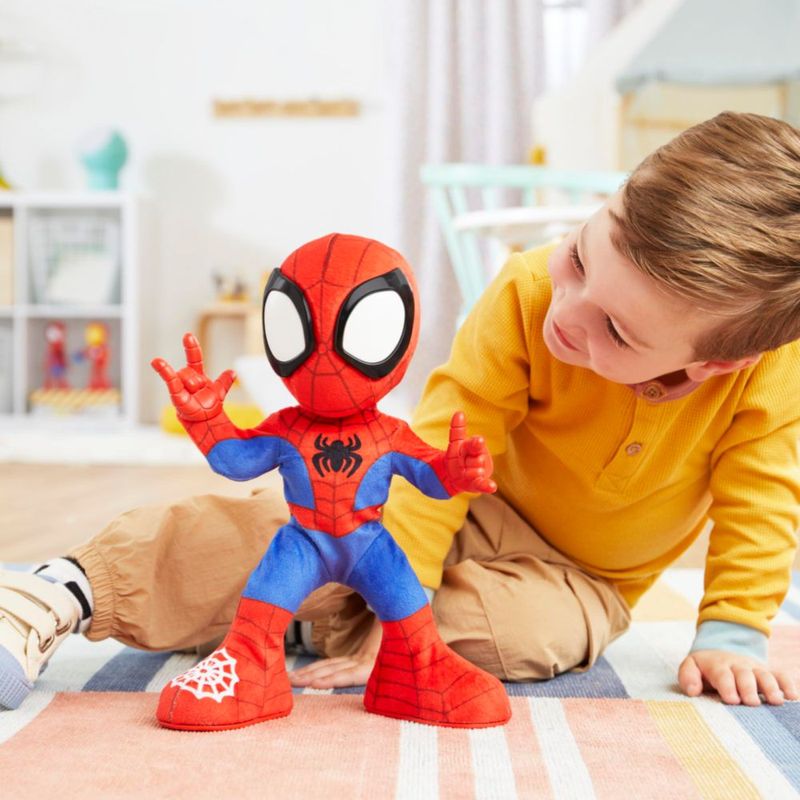 Peluche SAF Dance N Crawl Spidey con sonidos y frases