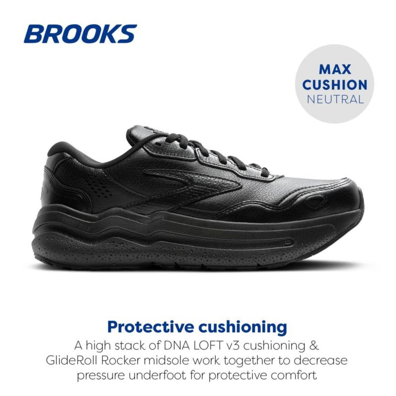 Zapatilla de running Brooks Ghost Max 27 cm negro/negro