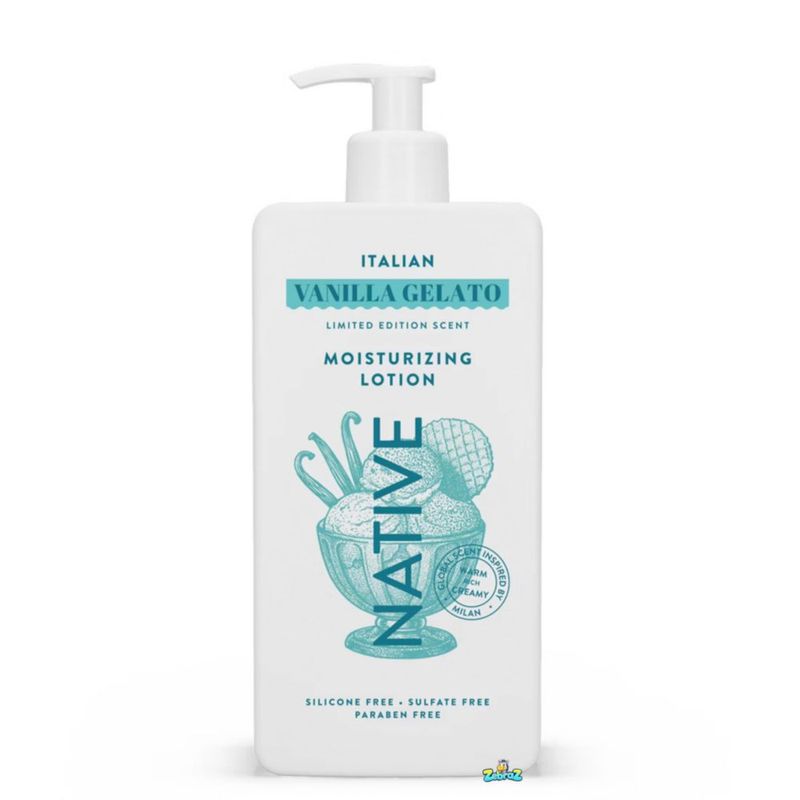 Loción de manos Native 473 ml Vainilla italiana – Pack de 2