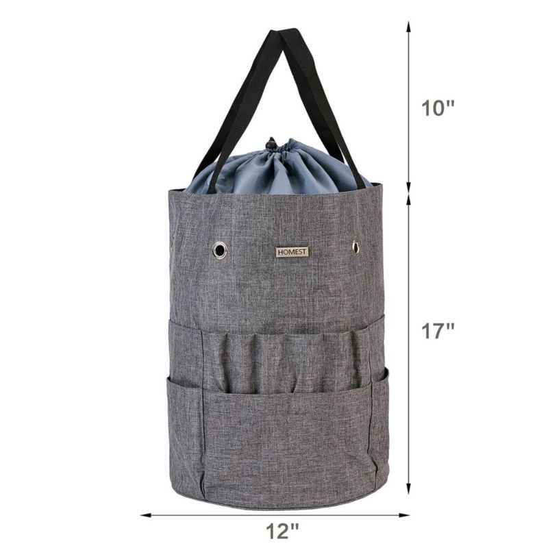 Bolsa para ovillos HOMEST 30 × 43 cm Organizador de crochet y tejido