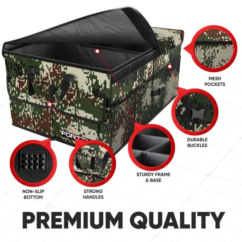 Organizador de Maletero Plegable FORTEM para Almacenamiento del Auto