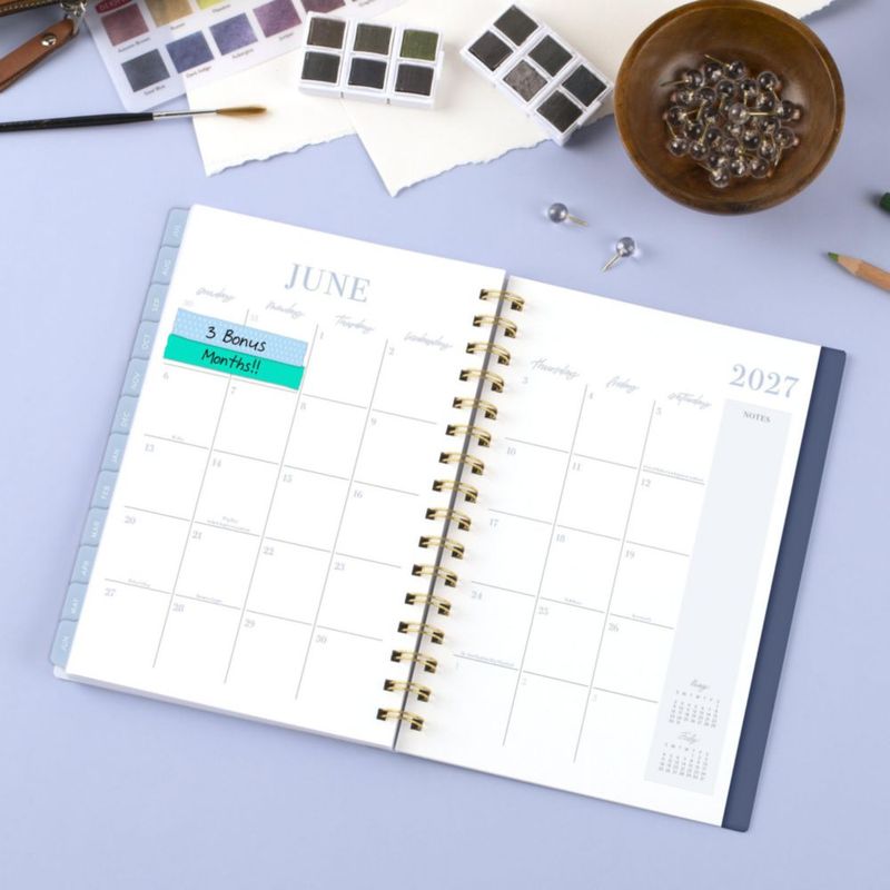 Agenda Cambridge 14 cm x 22 cm 2026‑2027 Bow Trellis