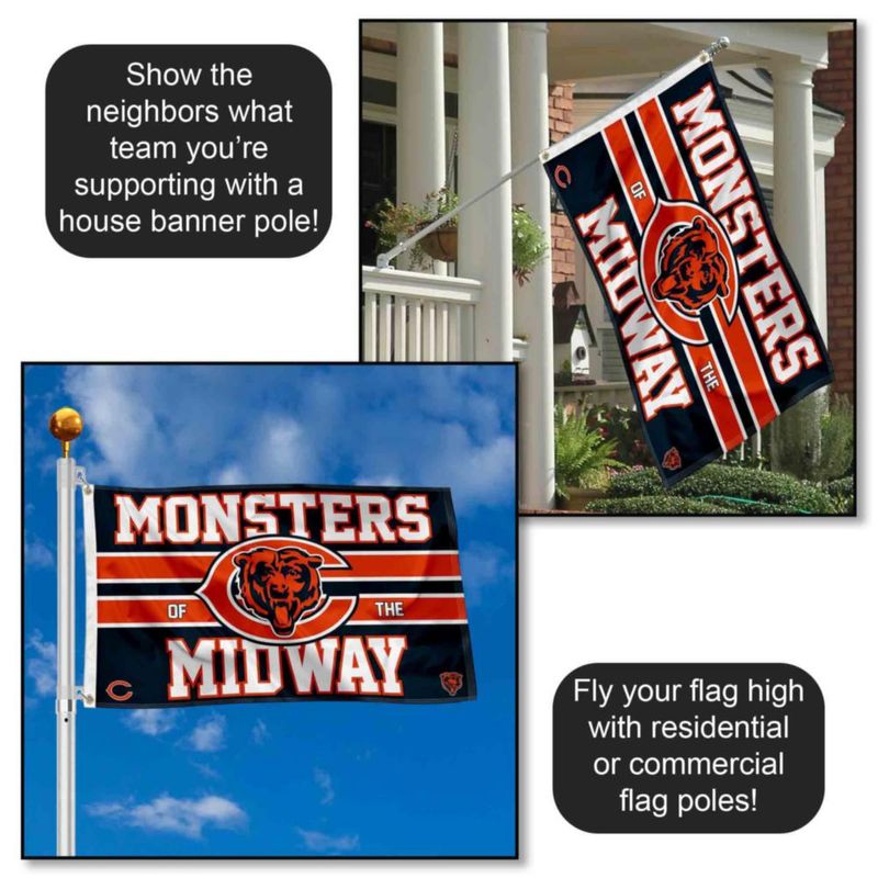 Bandera WinCraft Chicago Bears 91 cm × 152 cm