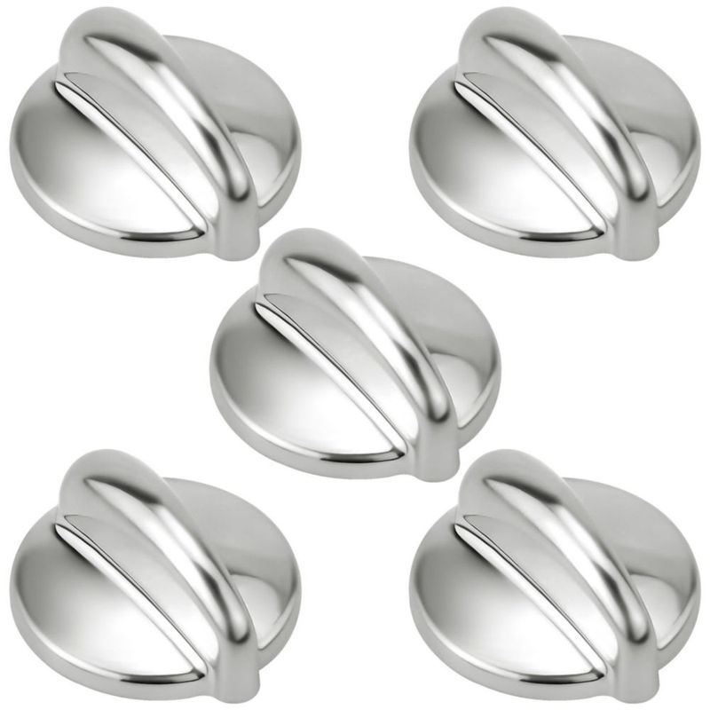 Perillas para Estufa AMI PARTS Pack de 5 Acero Inoxidable