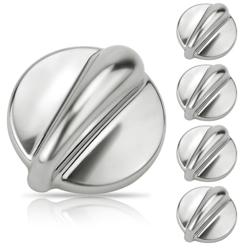 Perillas para Estufa AMI PARTS Pack de 5 Acero Inoxidable
