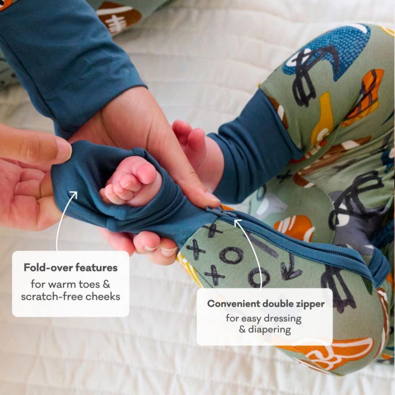 Pijamas Little Sleepies 0-3M Touchdown Time