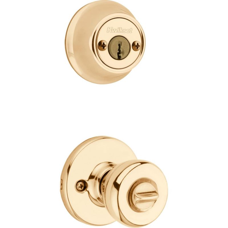 Kit de Cerradura Kwikset Tylo Combo en Latón Pulido