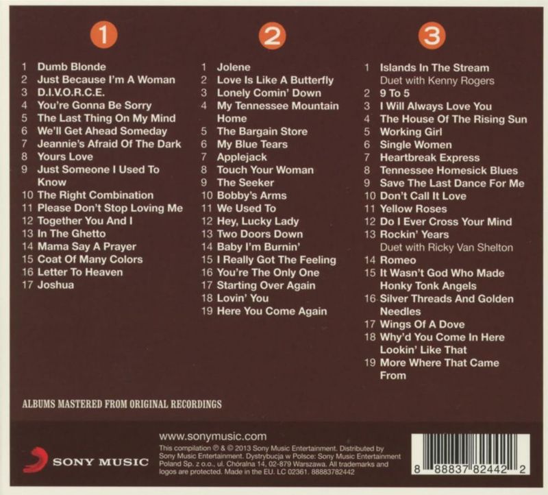 CD de música SONY MUSIC Real Dolly Parton (3 CD)