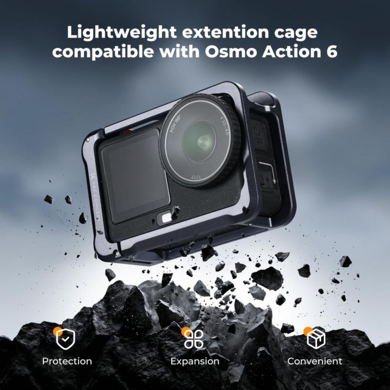 Jaula para cámara K&F CONCEPT DJI Osmo Action 6