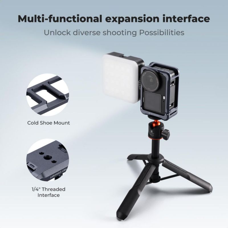 Jaula para cámara K&F CONCEPT DJI Osmo Action 6