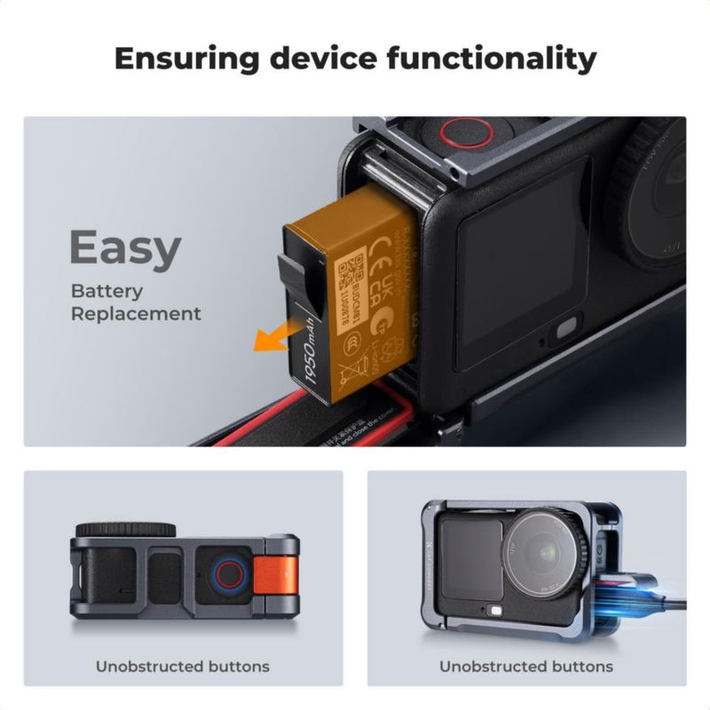Jaula para cámara K&F CONCEPT DJI Osmo Action 6