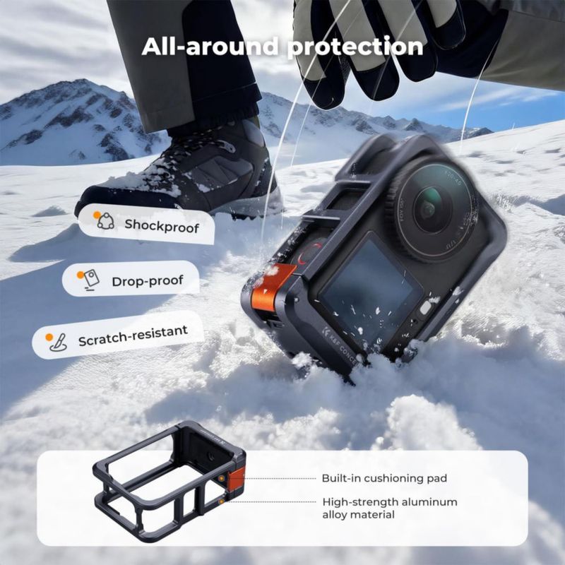 Jaula para cámara K&F CONCEPT DJI Osmo Action 6