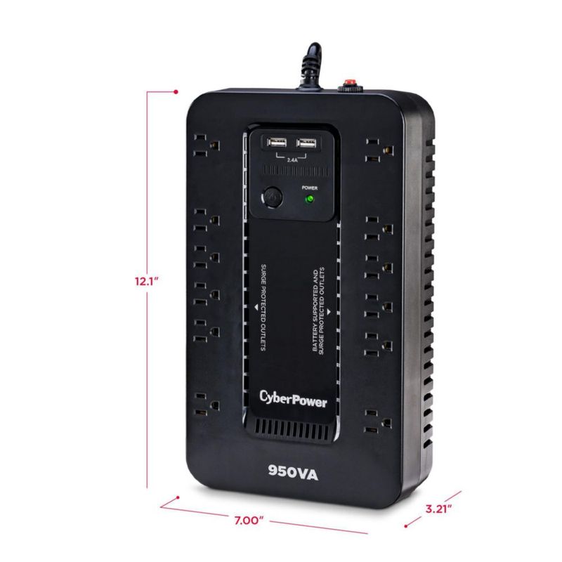 Respaldo de batería UPS CyberPower SX950U 950 VA 12 tomas