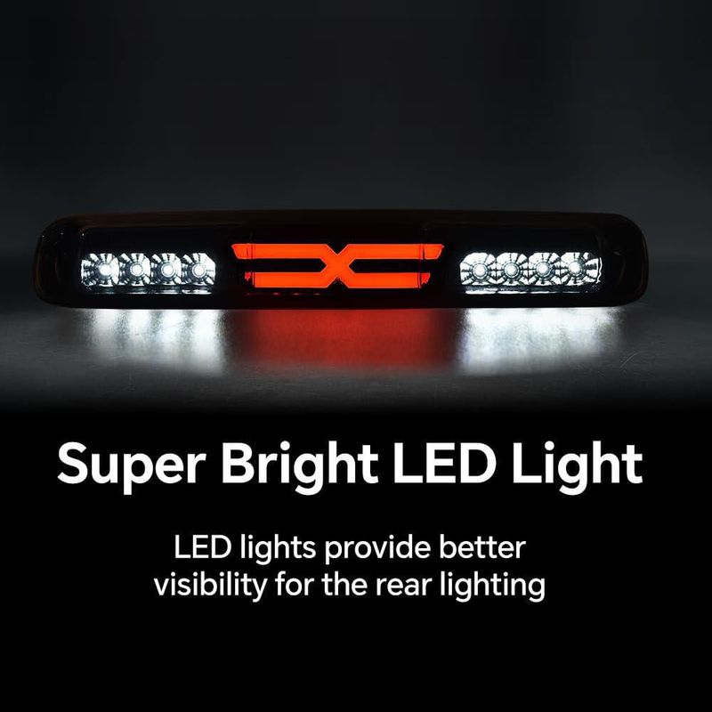 Luz de freno LED tercera PIT66 para Chevrolet Silverado 1999-2006 y GMC Sierra